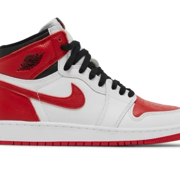 Nike Shoes - Nike Air Jordan 1 Retro High OG University Red, Black and White Sneakers